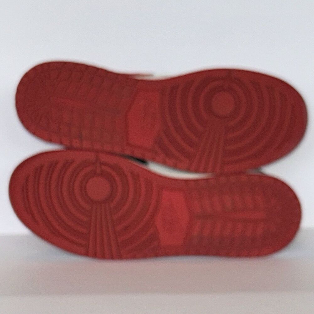 Nike Air Jordan 1 Mid Gym 5Y Big Kid White Black Red - Picture 13 of 16